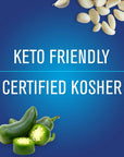 Vlasic Deli Style Hot Jalapeno Pepper Slices Keto Friendly 12 FL OZ