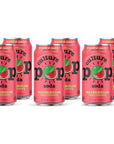 Culture Pop Soda Sparkling Probiotic  40 Calories per can Vegan NonGMO  12 Fl Oz Cans Watermelon Lime Pack of 6