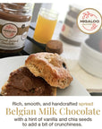 MIGALOO Chocolatier Gourmet Spreadable Milk Chocolate Gluten Free for Bread Cookies Crackers Bagels 1 Jar 9 Oz