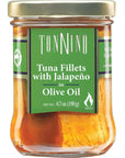 Tonnino Tuna Fillets  Jalapeno Olive Oil  Case of 667 Oz6