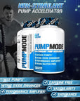 Evlution Pumpmode Nitric Oxide Pills for Men Nutrition Nitric Oxide Supplement with Arginine Betaine and Citrulline for Maximum Pumps and Performance - Vegan Stim Free Pre Workout Supplement