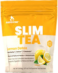 Rapid Fire Slim Tea 14 Day Herbal Teatox Blend of Natural Herbs and Botanicals Supports Healthy Weight Management Supports Metabolism Delicious Lemon Flavor 14 Servings