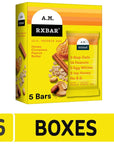 RXBAR A.M. Protein Bars, Gluten Free Snacks, Breakfast Snacks, Honey Cinnamon Peanut Butter (6 Boxes, 30 Bars)