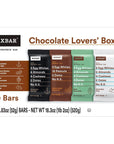 RXBAR Protein Bars, 12g Protein, Gluten Free Snacks, Chocolate Lovers Variety Pack, 4 Flavors (10 Bars)