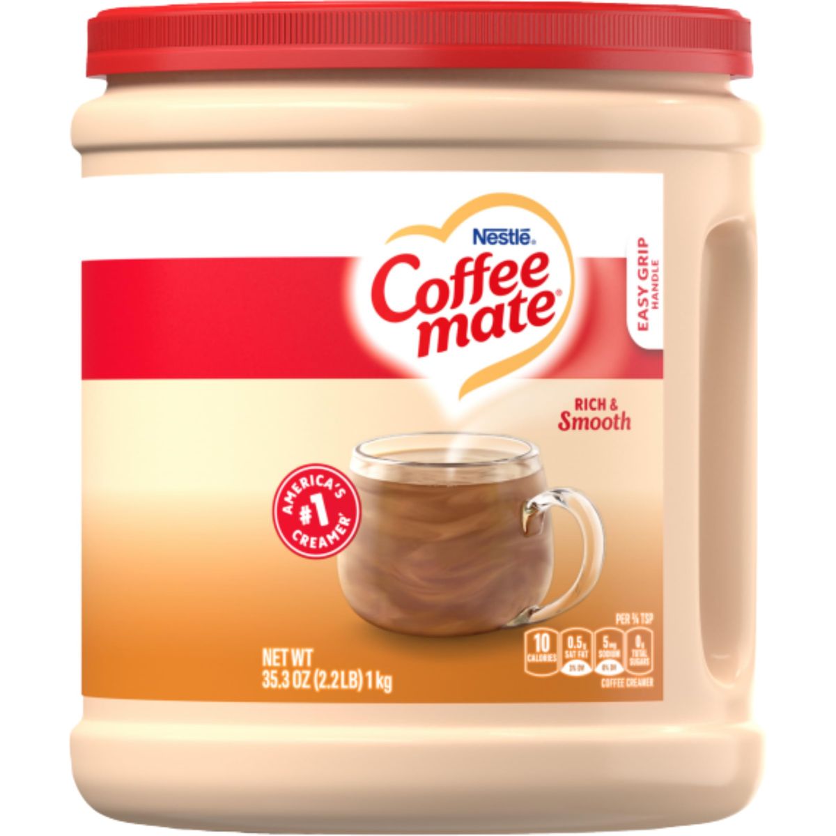 Coffee mate Original Powder Creamer 353 oz Canister with By The Cup Stainless Steel Measuring Spoons