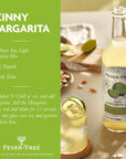 FeverTree Light Margarita Mix  Lower in Calories  Sugar  Premium Quality Mixer  Skinny Cocktails  Mocktails  Craft  Batch Drink Mix  Naturally Sourced Ingredients  Non Alcoholic  750 ML Glass Bottle