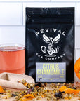 Revival Tea Company Citrus Chamomile Tea  Herbal Tea Blend of Chamomile Flowers and Orange Peel  Caffeine Free  24 Tea Bags