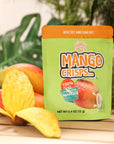 Belle&Beau Freeze Dried Mangoes Crisps All-Natural No Sugar Added Freeze Dried Mango Chunks(Pack of 12) Snacks Gift Box -12 Single Pack Dried Fruit Snack