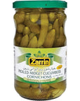 Zarrin  Pickled Midget Cucumber Cornichons 4 Pack 233 oz x 4