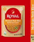 Authentic Royal  Ready To Heat Rice  Mexican Street Corn 4 Count