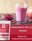 Pomegranate Juice Powder 227g  100 Natural Pomegranate Fruit Powder 8 oz  Pomegranate Powder for Smoothie  Beverage  Free from Preservatives Artificial Colors  Vegan GlutenFree