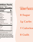 Jordans Skinny Mixes Sugar Free Peach Bellini Mix Flavored Cocktail Mixer for Drinks Peach Drink Flavoring for Cocktails  Mocktails Low Calorie Gluten Free Keto Friendly 32 Fl Oz 1 Pack