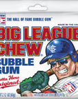 Big League Chew Outta Here Original Shredded Bubble Gum 212 oz Pack of 3 with By The Cup Mints