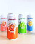 Spindrift Sparkling Water  Real Squeezed Fruit  Fuit From Farms Verified NonGMO Certified GlutenFree  12 Fl oz Cans  Variety Pack of 6  Every Order is Elegantly Packaged in a Signature BETRULIGHT Branded Box