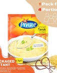 VHD Piyale Packaged Instant Chicken Soup with Vermicelli 4 Pack  Sehriyeli Tavuk Corbas1 Packaged Dry Soup Mixes Family Meal Soup Packets add hot water Instant Soup Powder 1 Pack for 4 Portions