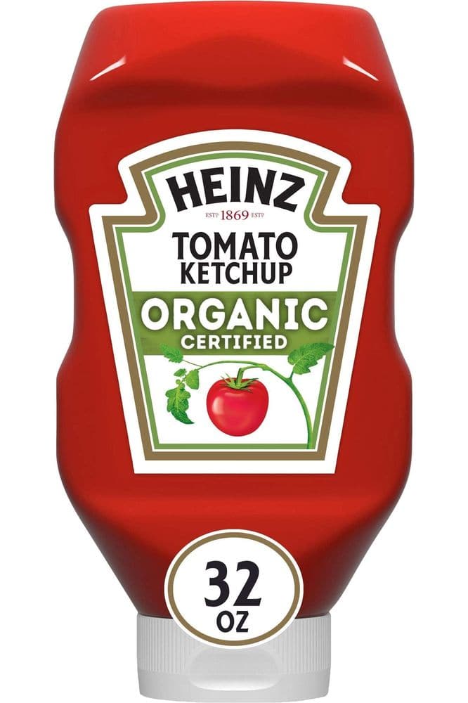 Heinz Organic Tomato Ketchup (32 oz Bottle)