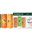 Pure Squeeze Sparkling Juice 112 FL OZ Can 12ct Variety Pack Clementine Apple Mango