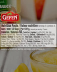 Gefen Unsweetened Apple Sauce 23oz 2 Pack No Sugar Added  Kosher for Passover