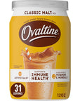 Ovaltine Classic Malt Beverage 12Ounce Canisters Pack of 6