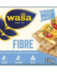 Wasa Fibre Rye Crispbread Crackers 230g