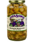 Jake  Amos Marinated Mushrooms 2Pack 32 oz Quart Jars