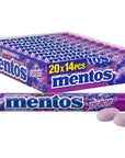 MENTOS Grape Flavor  20 rolls x 375g13ozPer Roll Imported from Canada