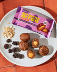 Sweet Nothings Oatmeal Raisin USDA Organic Nut Butter Bites Protein Bar Nut  Date Snack Filled with Peanut Butter 122 Bite Value Packs  No Added Sugar Plant Based Vegan Only 7 Ingredients