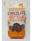 Peanut Butter Chocolate Granola Peanut Butter Granola Clusters with Dark Chocolate Chunks 12 oz340g by Trader Joes  Pack of 1