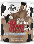 Augason Farms Morning Moos Chocolate Low Fat Milk Alternative 4 lbs 7 oz No 10 Can