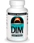 Source Naturals DIM, Diindolylmethane 100mg with BioPerine, Vitamin E & More - 60 Tablets