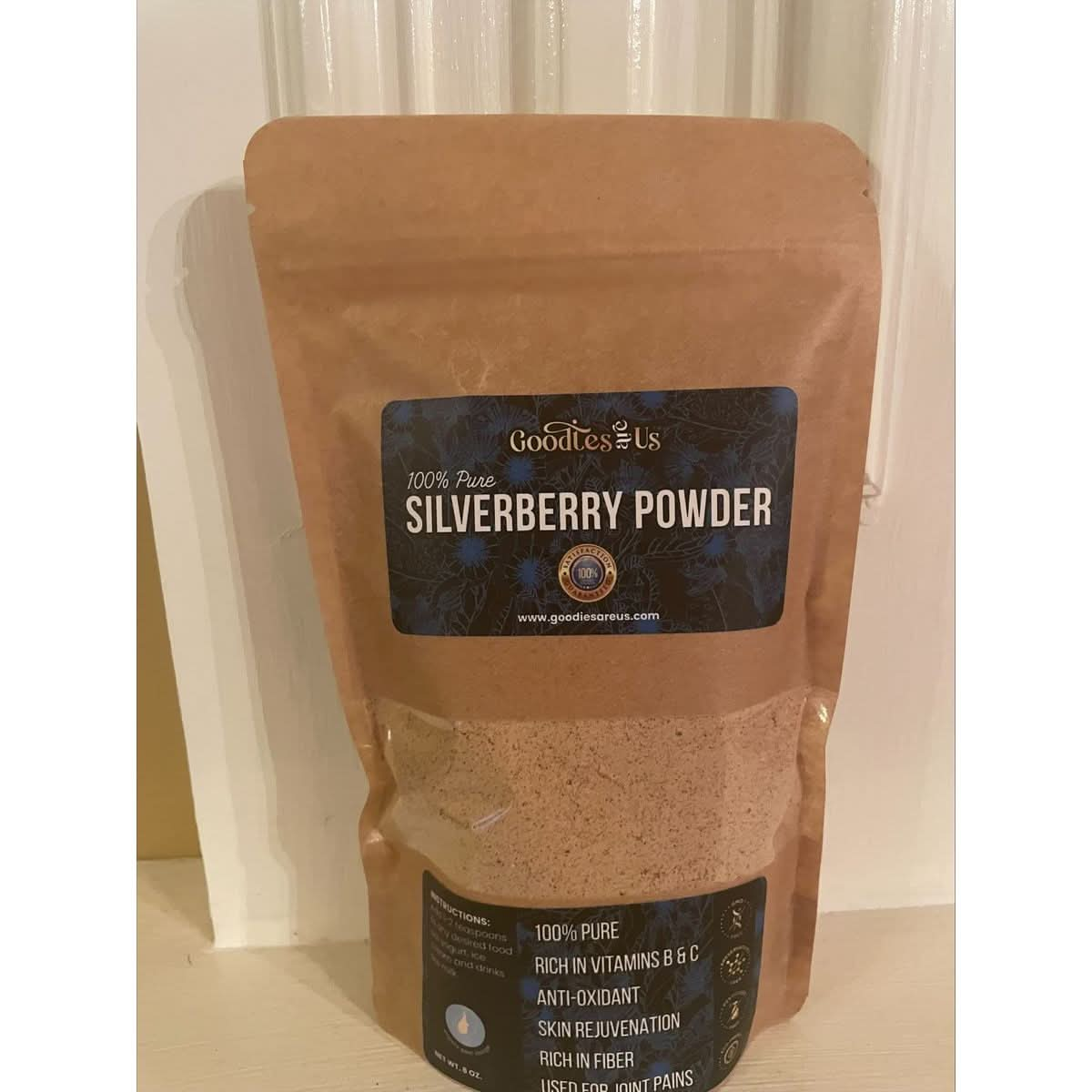 Angels Peel Lounge Silver Berry Powder powdersilverberry100 Natural Super Immune Vitamin C Superfoods for Beverage Smoothie and Drinks 8 fl o