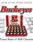 Anthony Thomas Great Tasting Peanut Butter  Milk Chocolate Buckeyes in Regular Box Deliciously Delightful Snacks 24 Count