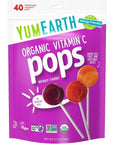 YumEarth Organic Vitamin C Lollipops (40 Pieces)