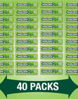 WRIGLEY'S DOUBLEMINT Gum, 5 stick pack (40 Packs)