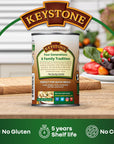 Keystone Meats All Natural Canned Turkey 145 Ounce Long Term Shelf Life Emergency Survival Food Canned Meat  Fully Cooked Ready to Eat  All White Meat No Carbs Gluten Free Family Pack of 24