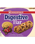 Papadopoulos Digestive Bar With Fruits And Chocolate, 28G, Pack Of 5