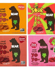 Bear - Real Fruit Yoyos Variety Pack (4 Pack) in Sanisco Packaging.