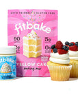 FitBake Cream Cheese Frosting  Keto Frosting for Low Carb Desserts  Sugar Free Cream Cheese Keto Icing  0g Net Carbs Per Serving  Gluten Free  Naturally Sweetened Low Carb Food Keto Friendly 8oz