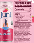 Juni Sparkling Tea - Zero Sugar, 5 Calories - 33mg of Natural Caffeine