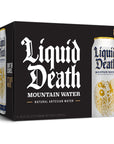 Liquid Death Still Mountain Water Real Mountain Source Natural Minerals  Electrolytes 8Pack King Size 192oz Cans