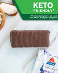 Atkins Endulge Chocolate Coconut Bar, Dessert Favorite, High in Fiber, 1g Sugar, 10 Count