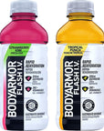 BODY ARMOR Flash IV Rapid Rehydration Electrolyte Beverage Tropical Punch Strawberry Kiwi 20 Fl Oz Pack of 6 Every Order is Elegantly Packaged in a Signature BETRULIGHT Branded Box