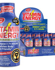 Vitamin Energy B12 Energy Shots | Natural Healthy Energy & Focus Drink | Sugar-Free Carb-Free Supplement | Vitamins B6, B12 | Energize up to 7+ Hours | Acai Pomegranate - 1.93 fl oz - Pack of 12