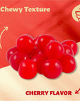 Cherry Sours Classic Chewy Candy Balls OldFashioned Delights 2Pound Pack