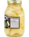 Amish Wedding Old Fashioned Pickled Peach Halves and Bartlett Pears Variety 2 Pack 32 oz Jars