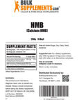 BULKSUPPLEMENTS.COM HMB Powder - Calcium HMB, Beta-Hydroxy Beta-Methylbutyrate, HMB Supplements, HMB 1000 mg - HMB Powder Supplements, Pure HMB, 1000mg per Serving, 250g (8.8 oz)