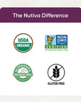 Nutiva USDA Organic Premium Nutrient-Dense Raw Black Chia Seeds with 3g Protein & 5g Fiber for Salads, Yogurt & Smoothies, Non-GMO, Vegan, Gluten-Free, Keto & Paleo, 32 Ounce (Pack of 1)