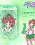 Ocean Bomb Sailor Moon Sparkling Water EXCLUSIVE  Cucumber Flavor  111 fl oz 330ml  Pack of 6