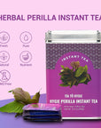 HYGIE AND PANACEE  Herbal Perilla Instant Tea Tia To Tea 30 Tea Bags Natural Traditional Tea Herbal Instant Tea Individually Wrapped Sourced of Vietnam Original Flavor