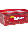 TWIZZLERS Twists Strawberry Flavored Licorice Style, Low Fat Candy Tub, 5 lb